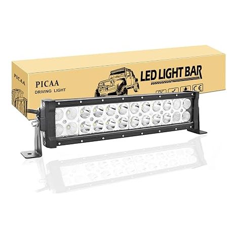 Barre LED, 13 Pouces 32.5CM 72W Double Rangée Rampe a LED 12V 24V (1/5)