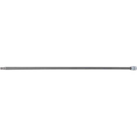 Douille à Embouts 400 mm 6,3 mm (1/4) Profil Torx T30 - Précision et Robustesse, Acier, Zones Difficiles - D-Work