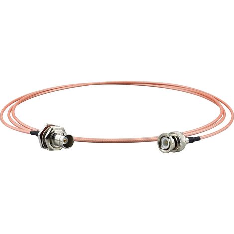 Câble BNC RG316 BNC mâle vers femelle Câble Coaxial 1,8 M/5,9ft câble d'extension d'antenne à faible perte pour radio CB/Microphone Sans Fil/Antenne/CCTV/Radio Amateur (1/5)