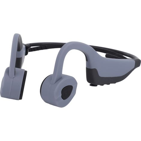 Casque Bluetooth Sans Fil avec Conduction Osseuse, Étanche IPX8 pour Natation, 16G de Stockage, Gris (1/5)