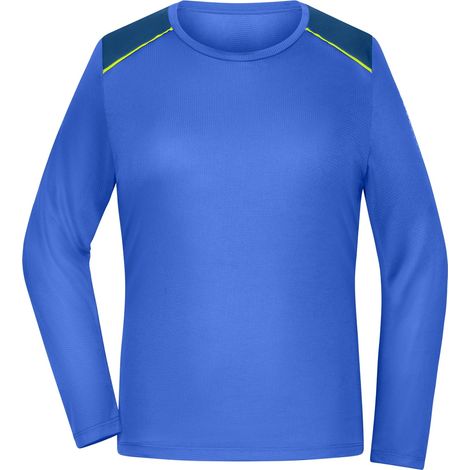 James & Nicholson Running Langarmshirt Damen JN1385 Gr. M peacock-blue