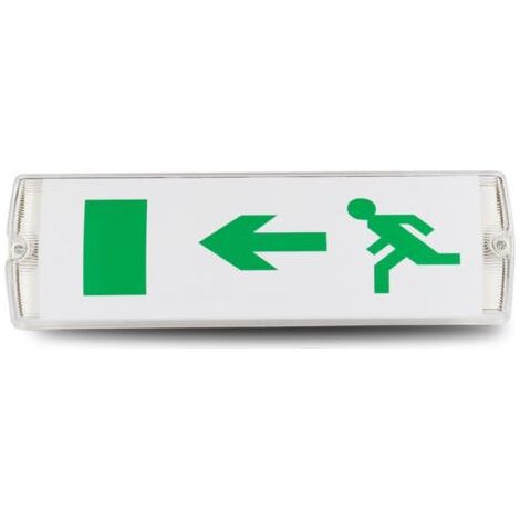 Eclairages de Sécurité à Led, Classe de Protection : IP20, Panneau d'indication de Sortie / de Secours, Lumineux (1/4)