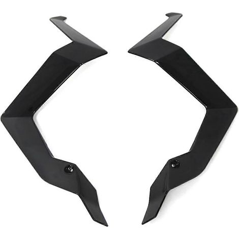 Pour bande d'enroulement de moto, aileron à vent fixe-- (1/5)