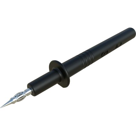 Hirschmann Test & Measurement PRUEF 3  sw Prüfspitze 973369100 Steckanschluss 4 mm Ohne Messkategori