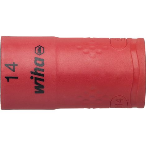 Wiha Inserto per chiave a tubo, isolato Esagono esterno 3/8" 14.0 mm (43070)
