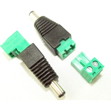 Conector DC 2.1/5.5 con desconexión rápida