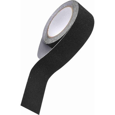 m x 5 cm PVC-Antirutschklebeband zum Dekorieren und Befestigen von Treppen und Böden (schwarz) (1/5)