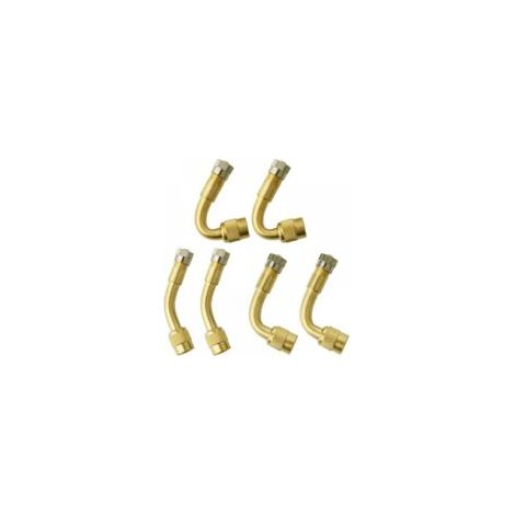 Rallonges de valve de pneu, 3 types (couleur cuivre), adaptateur de valve, rallonge de valve, pour voitures, motos, vélos, camions (1/2)