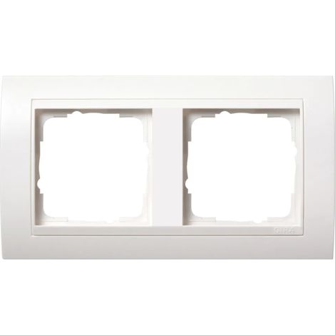 Gira Marco embellecedor 2f con anillo int. BP Gira Event Blanco puro m [0212327], 0212 327