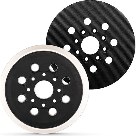 Lot de 2 disques de ponçage professionnels de 125 mm pour Bosch GEX 125-1 AE, 8 trous auto-agrippants (1/5)