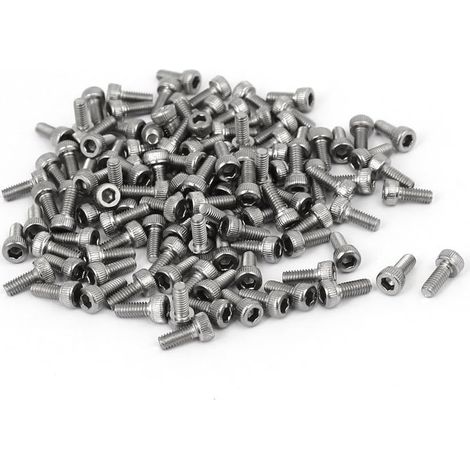 M2,5 x 6mm Gewinde 304 Edelstahl Innensechskantschraube DIN912 120St (1/2)