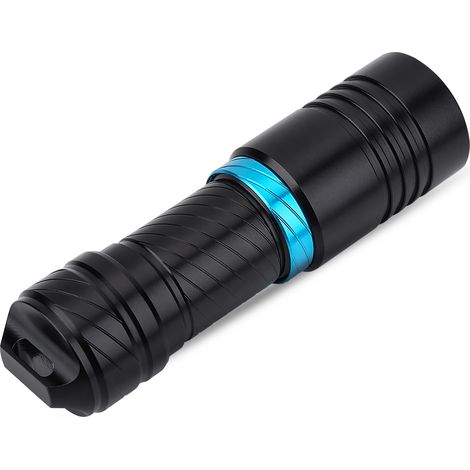 Lampe Torche LED Submersible 50m Portable en Alliage d'Aluminium Étanche
