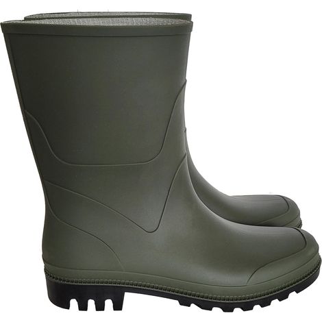 PowerSafe Gummistiefel PVC halbhoch grün