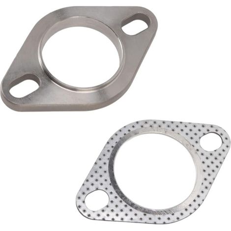 Kit de brides d'échappement 2 pièces 2-2.5 pouces en acier inoxydable universel pour tuyau catback et collecteurs (1/5)