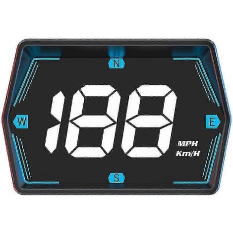 Compteur de vitesse GPS HUD universel pour voiture 25-26 pouces - Affichage tête haute Plug & Play avec connexion USB (modèle G20)