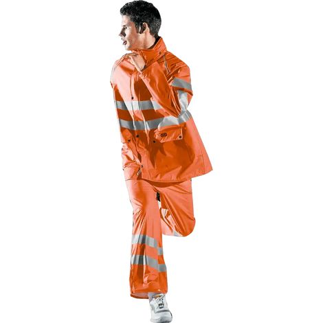 SIR SAFETY SYSTEM GLAMOUR Veste de travail imperméable orange haute visibilité Taille M