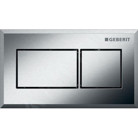 Geberit Systèmes de chasse d’eau - Déclenchement à distance pneumatique, pour réservoir Sigma 8 cm encastré, chrome brossé (1/3)