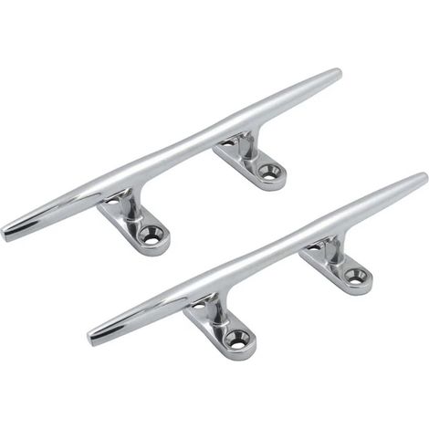 Taquets de Quai de Bateau Marin en Acier Inoxydable 316, 2 pièces, Base Creuse, Accessoires de Bateau(6inch(150mm)) (1/5)