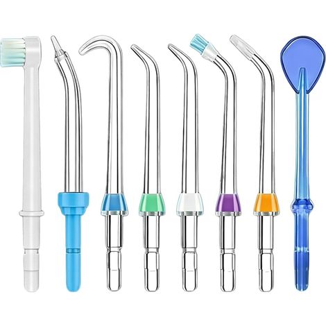Lot de 7 embouts de rechange pour l'hydropulseur Waterpik WP100, embouts de rechange pour hydropulseur