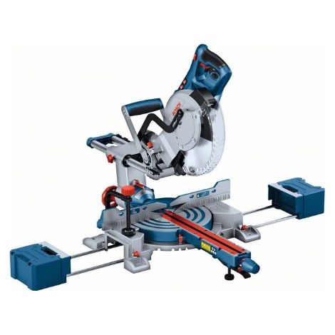 Bosch Professional GCM 305-254 D ingletadora telescópica  (corta hasta 90 x 305 mm, incl. 1 disco de sierra, 2 soportes de pieza, saco para polvo, mordaza) (1/5)