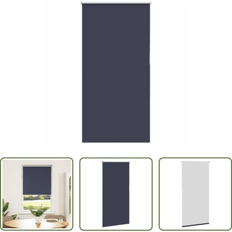 vidaXL Lichtschutz -  Verdunkelungsrollo Marineblau 65x175cm Stoffbreite 60,7 cm (1/5)
