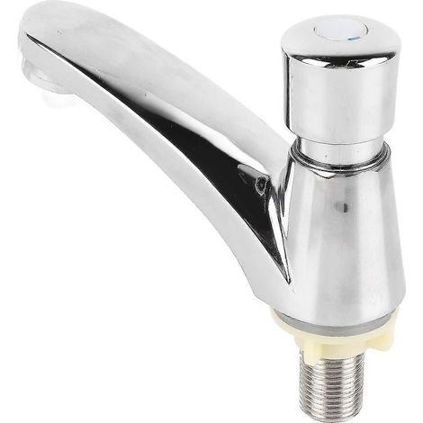 Robinet en cuivre avec arrêt automatique et temporisation pour l'eau froide, idéal pour un usage domestique et public (p20241126301) (1/5)