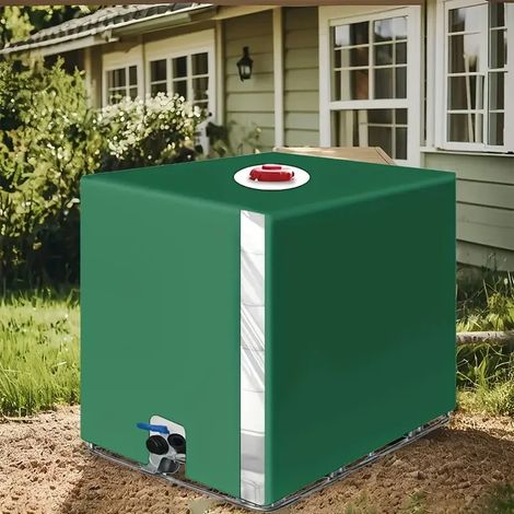 (Vert, 120x100x116cm) 1 couvercle de réservoir d'eau IBC, couvercle de seau extérieur de 1000L - convient aux jardins, usines, etc. (1/3)