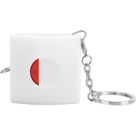 PVC Mini Automatically Retractable Tape Body Tailor Sewing Craft Cloth Measuring TapeWhite (1/5)