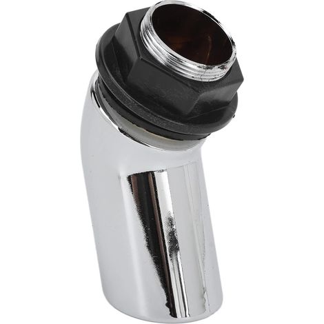 Support de fixation pour bac à douche, diamètre du trou : 3,5 cm, finition brillante électroplaquée, pour lavabo de salon de coiffure ou d'atelier. (1/5)