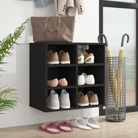 Schuhregal Schwarz 52,5x30x50 cm (1/5)