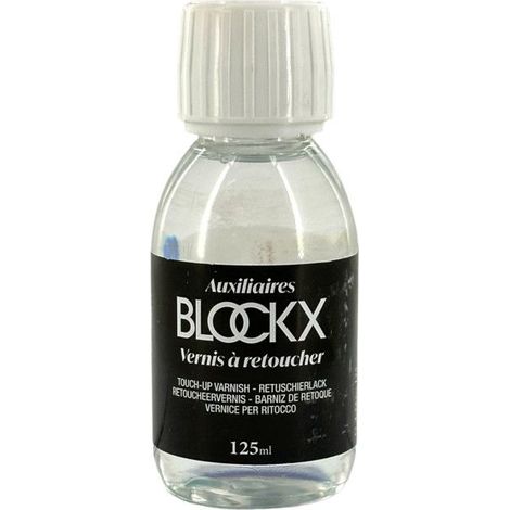 Vernis à tableau - BLOCKX - Flacon en verre - Brillant - Incolore - Protection durable