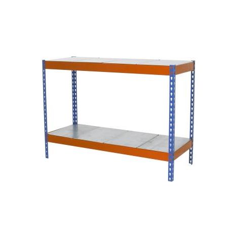Simonrack Metallregal blau orange galvanisiert