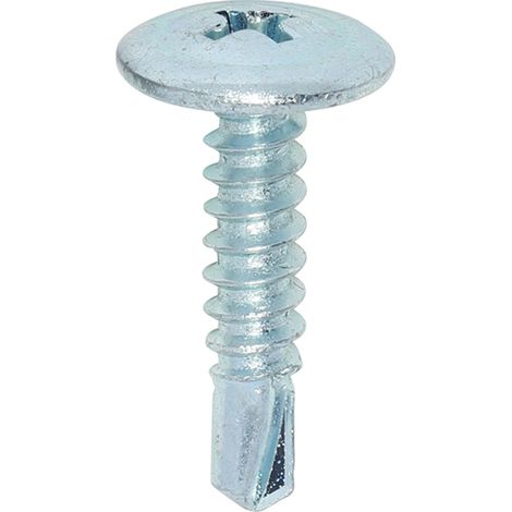 TIMco 4.2 x 19mm Wafer Head Self Drilling Screw BZP Qty 1000 (1/3)