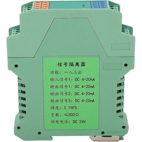 DC-Signalisolator 4 bis 20 mA, 1 Eingang, 3 Ausgänge, hohe Störfestigkeit, Stromsignalisolator, Sender