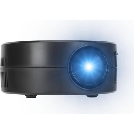 Mini Projecteur Portable avec WiFi et, image Optimale, Haut-Parleur intégré, Alimentation Mobile, Même écran Que pour Les Téléphones (1/2)
