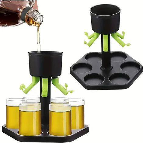 6 distributeurs à shot en plastique Pour alcools/bières Lot économique (1/4)