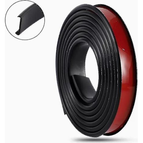 Bande de chant en U 12 mm autocollante TPE, rouleau de 10 m, protection de meuble flexible, réparation placard
