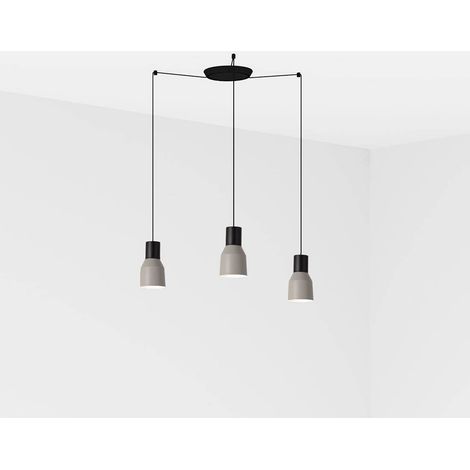 KOMBO Lámpara colgante gris Ø120 3L 68591-3L (1/2)
