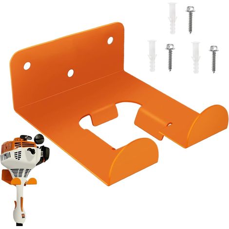 Suporte Para Ferramentas De Jardim, Suporte De Armazenamento Para Montagem Na Parede, Antiderrapante Com Espaçamento Ajustável. (1/5)