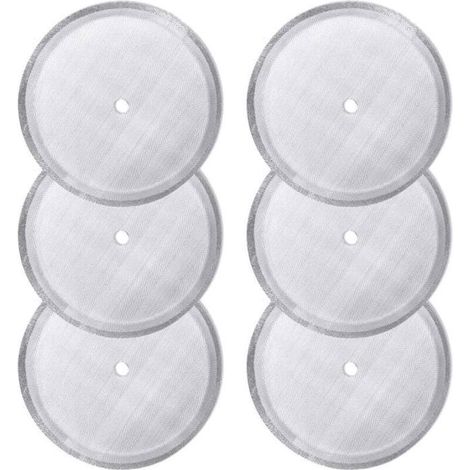 HOXILEELEOFiltre Tamis Inox Alim. pour Cafetière Pression 1000ml – Lot de 6 (1/5)