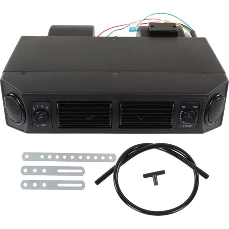 Unité d'évaporateur de climatisation automobile à 3 vitesses avec bouches d'aération pour camping-cars et caravanes (circuit DC12V 8,5A). (1/5)