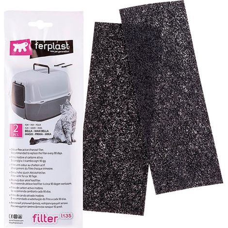 Filtre L 135 Au Charbon Actif X 2 - Ferplast France