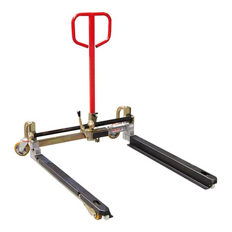 Transpallet manuale con forche regolabili 1025x400/800 mm - Ideale per stampanti, armadi e elettrodomestici - Capacità 750 kg - 855000393