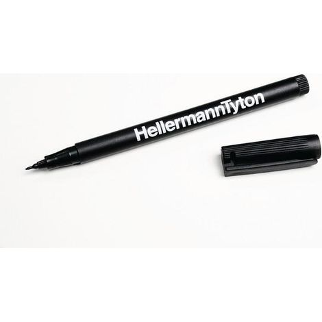 Hellermann Tyton 500 50820 rotulador permanente negro pack 2