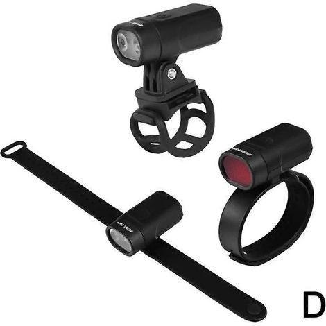 Lampe torche sport multifonctionnelle LED pour poignet, cheville et casque, rechargeable par USB, étanche, idéale pour la course, le camping et la randonnée (1 unité). (1/5)