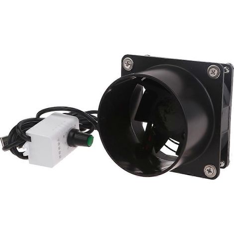 Ventilateur d'extraction USB pour conduit d'aération, souffleur d'air, extracteur de fenêtre, toilettes, cuisine - Ventilateur simple