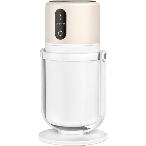Humidificateur Bureau USB 720° Rotation Pulvérisation Intermittente Compact Portable Confort Personnel