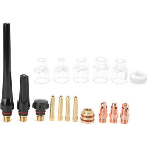 Kit de chalumeau de soudage avec buses et cônes en verre pour modèles WP-17, WP-18, WP-26 (1/5)