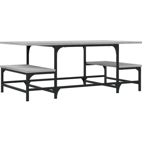 Maison Exclusive - Couchtisch Grau Sonoma 100x50,5x40 cm Holzwerk
