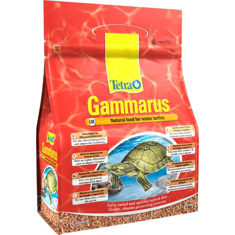 TETRA GAMMARUS Comida Natural para Tortugas Acuáticas - 4 Litros